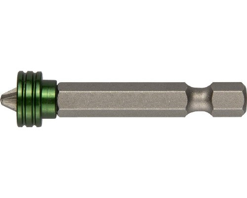 картинка Бита с магнитным держателем-ограничителем E1/4", PH2, 50мм, 1шт в блистере KRAFTOOL ЕХPERT 26128-2-50-1 от магазина АСЯ