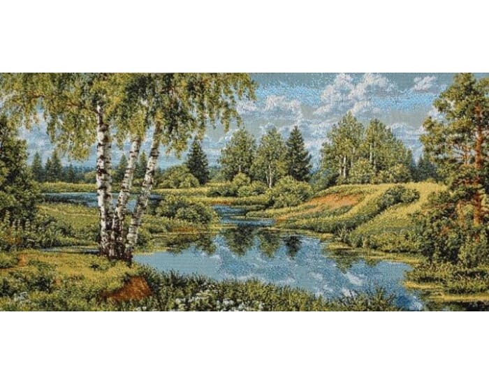 картинка Гобелен "Пейзаж без уток евро" 73х35 от магазина АСЯ