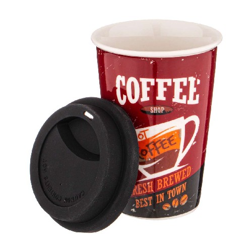 картинка Кружка lefard coffemania с крышкой 400мл 776-050 от магазина АСЯ