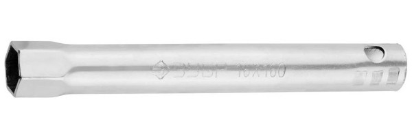 картинка Ключ свечной трубчатый 160мм, 16мм ЗУБР "МАСТЕР" 27505-16-160 от магазина АСЯ