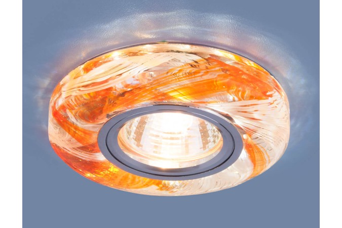 картинка АКЦИЯ!  Встраиваемый светильник Elektrostandard 2191 MR16 OR оранжевый от магазина АСЯ