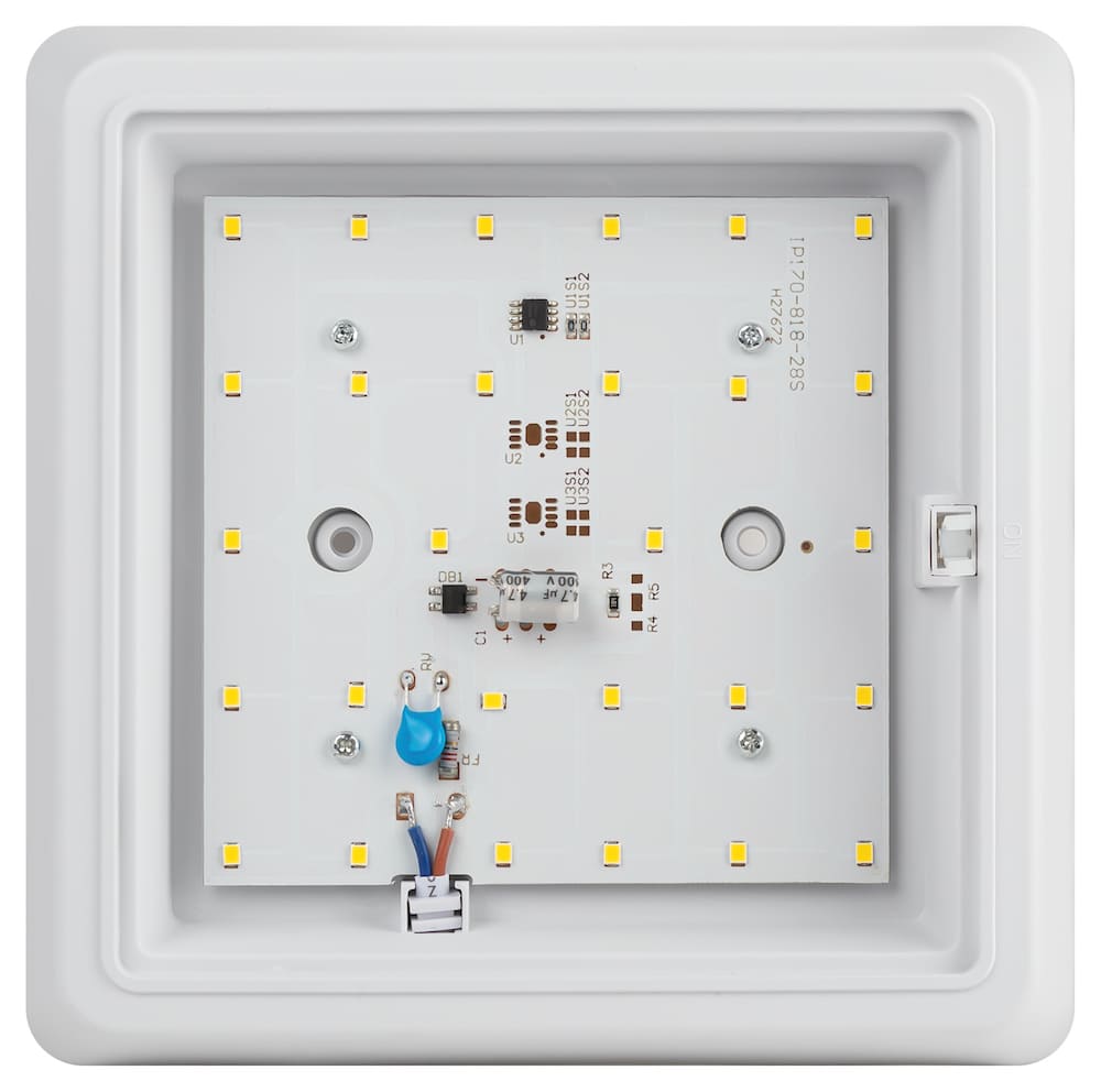 картинка Светильник квадрат накладной ЖКХ светодиодный ЭРА SPB-302-0-4K-15 IP40 15Вт 1200Лм 4000К  от магазина АСЯ