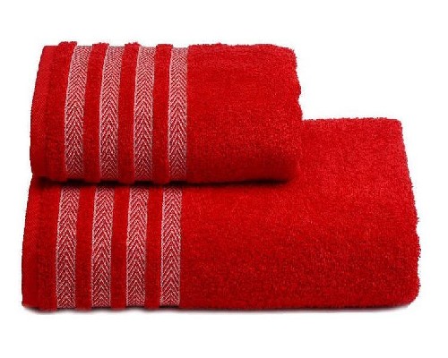 картинка Махровое полотенце Zefiro 50х90 см, 3-391 красный от магазина АСЯ