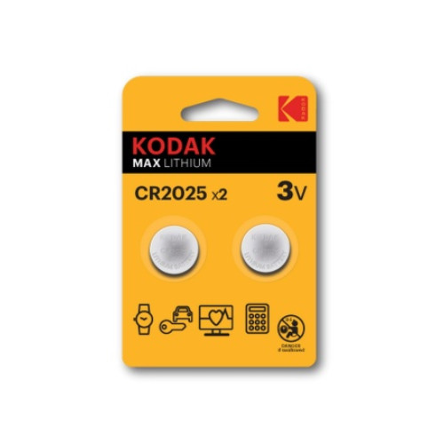 картинка Батарейка Kodak MAX CR2025 BL2 Lithium 3V от магазина АСЯ