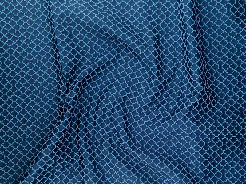 картинка Портьера h-2.95 см "Абстракция", цвет темно-синий от магазина АСЯ