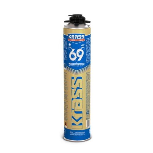 картинка Пена монтажная KRASS Professional V69 пистолетная 0,89л от магазина АСЯ