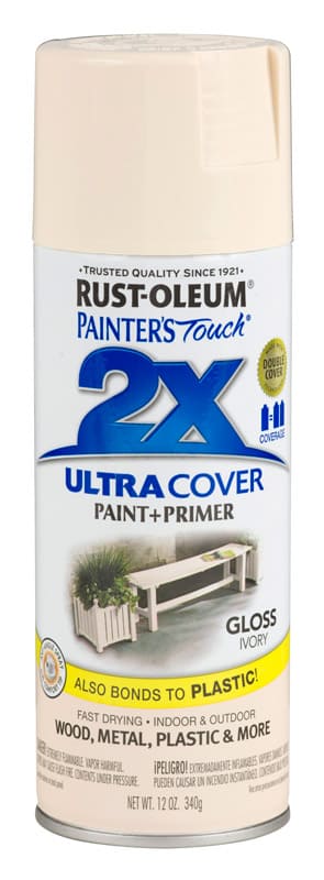 картинка Краска Painter’s Touch Ultra Cover 2X универсальная глянцевая, слоновая кость, 340 гр от магазина АСЯ