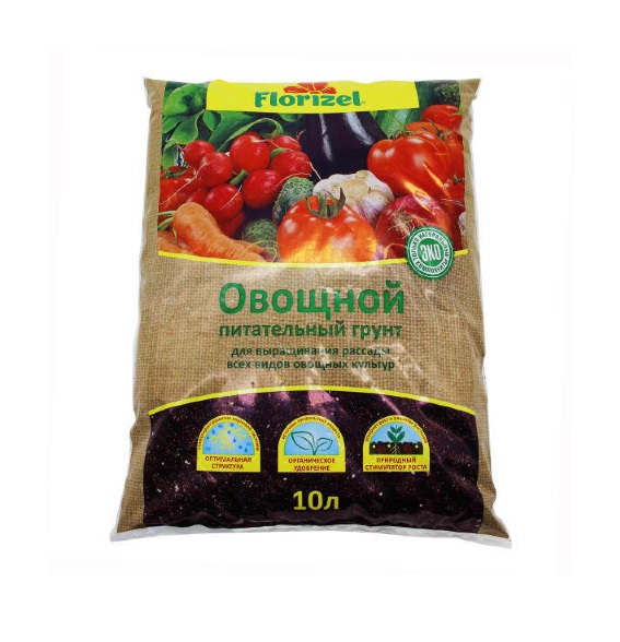 картинка Почвогрунт 10л Florizel овощной от магазина АСЯ