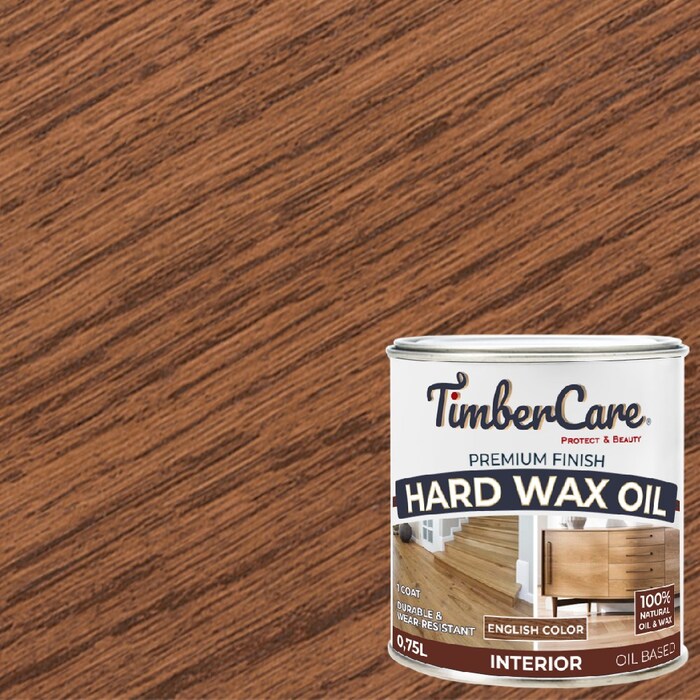 картинка Масло защитное TIMBERCARE HARD WAX OIL с твердым воском, орех 0,75л, 350060 от магазина АСЯ