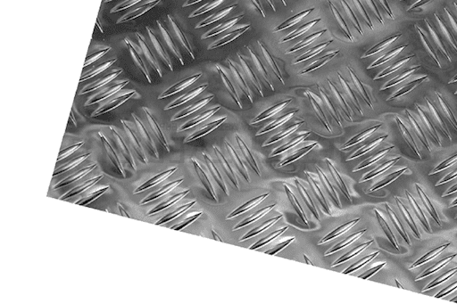 картинка Лист алюминиевый рифленый Квинтет 1,5х1500х3000 АМГ2Н2 от магазина АСЯ