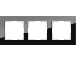 картинка Рамка Werkel на 3 поста черный WL01-Frame-03 от магазина АСЯ