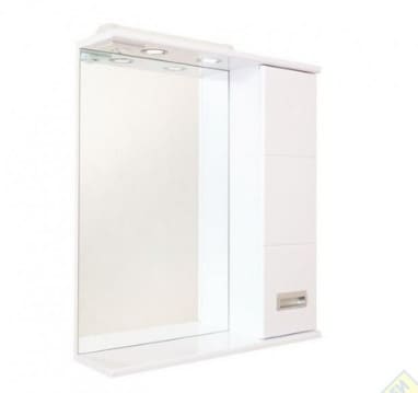 картинка Шкаф-зеркало Катарина 60 Белый ,правое, с подсветкой от магазина АСЯ
