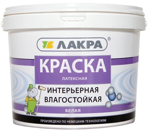 картинка Краска Лакра латексная интерная влагостойкая белая 6,5 кг от магазина АСЯ