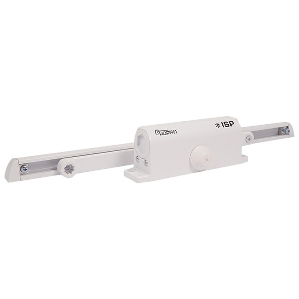 картинка Доводчик дверной НОРА-М Slider ISP 430 (40-100 кг, белый, скользящая тяга) морозостойкий от магазина АСЯ
