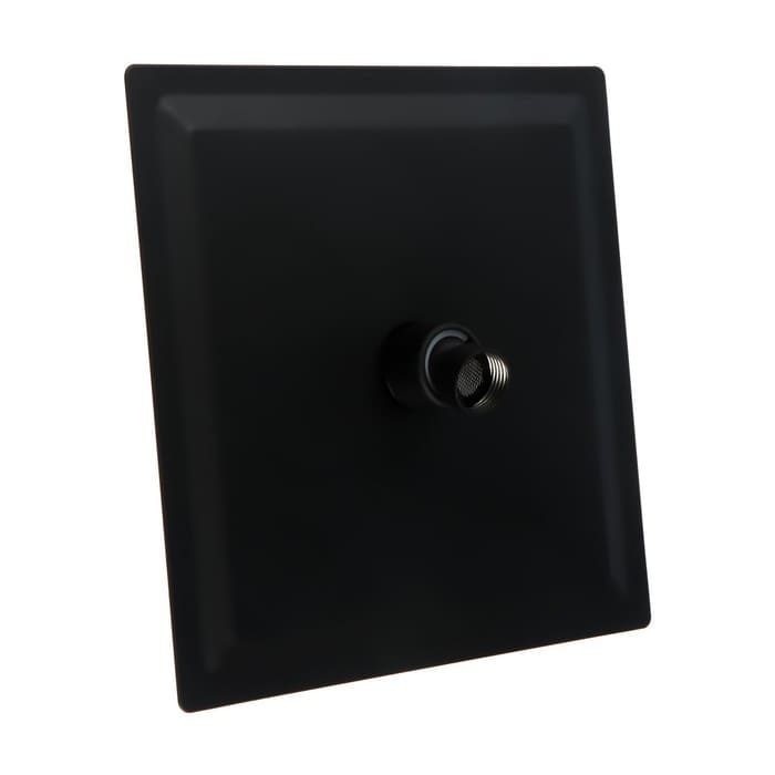картинка Лейка стационарная ZEIN Z2351, квадратная, 20 х 20 см, 1 режим, нержавеющая сталь, черная от магазина АСЯ