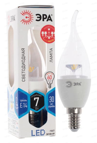 картинка Лампа светодиодная ЭРА LED sdm BXS-7W-840-E14-clear от магазина АСЯ