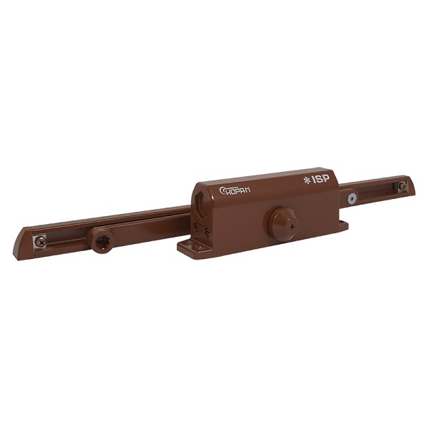картинка Доводчик НОРА-М 440 Slider ISPARUS (от 70 до 130кг) коричневый, со скользящей тягой от магазина АСЯ