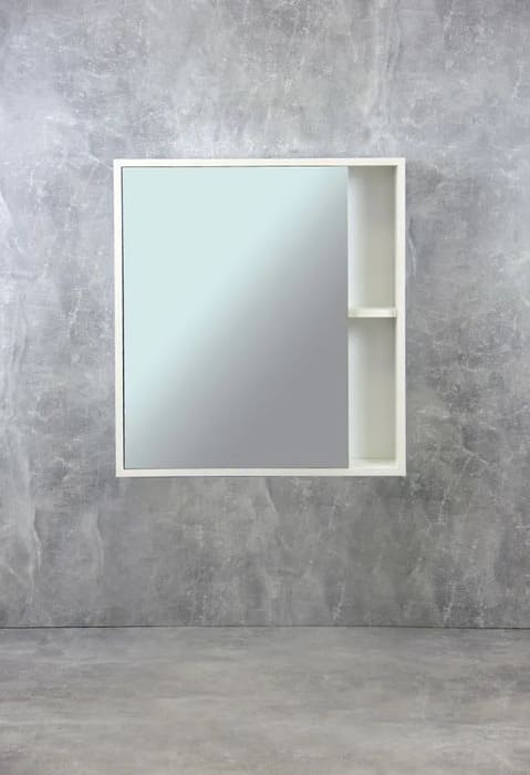 картинка Шкаф-зеркало Лотос 60 белый от магазина АСЯ