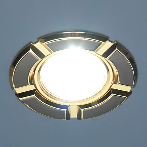 картинка Светильник точечный 101А MR16 черный/золото от магазина АСЯ