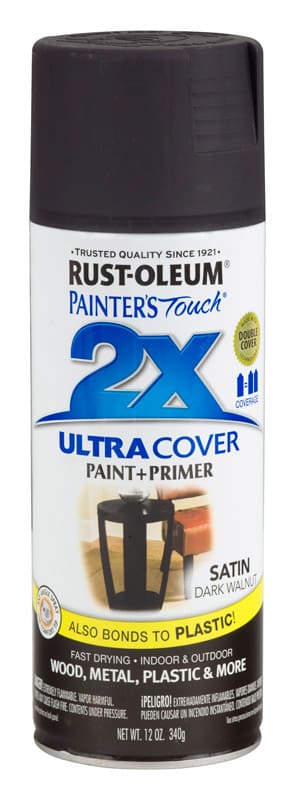 картинка Краска Painter’s Touch Ultra Cover 2X универсальная полуматовая, темный орех, 340 гр от магазина АСЯ