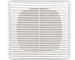 картинка Решетка вентиляционная 1313г с москитной сеткой 138х138 мм от магазина АСЯ
