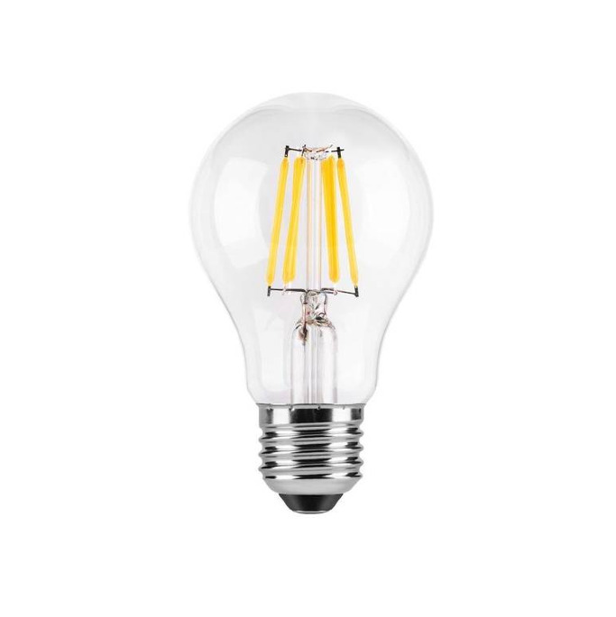 картинка Лампа светодиодная филаментная ARTSUN F-LED A60 10W Е27 4000K груша от магазина АСЯ