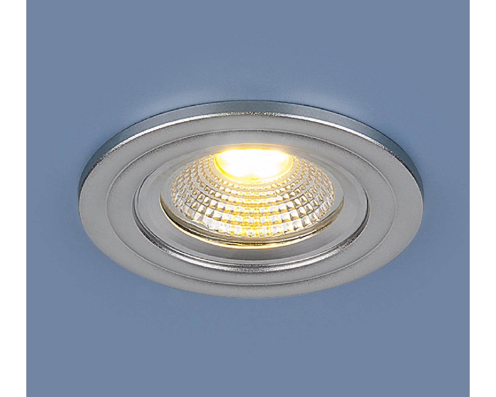 картинка Встраиваемый светодиодный светильник 9902 LED 3W COB SL серебро  от магазина АСЯ