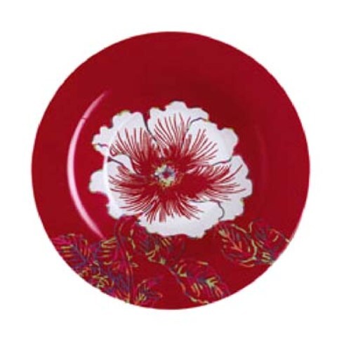картинка Тарелка суповая глубокая Ink Flower 24 см, D9690 от магазина АСЯ