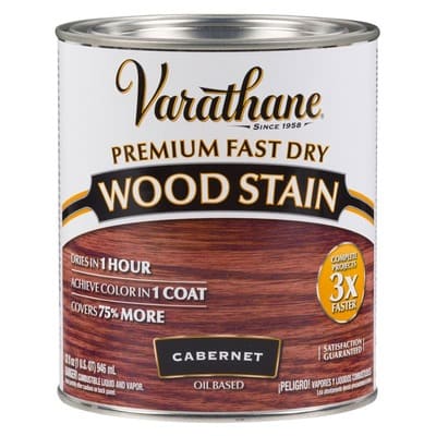 картинка Масло тонирующее прозрачное VARATHANE FAST DRY WOOD STAIN быстросохнущее 0,236 мл каберне от магазина АСЯ