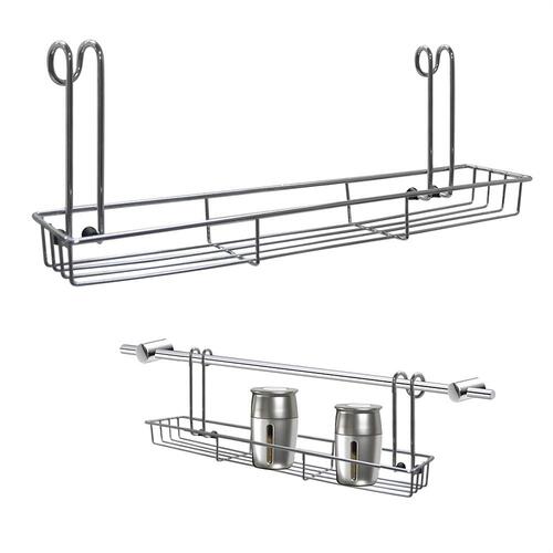картинка Полка для специй навесная на рейлинг, хром, AN52-135 от магазина АСЯ