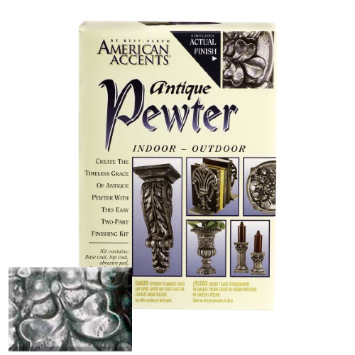 картинка Краска American Accents с эффектом античности, античное олово, набор 0,623 кг от магазина АСЯ