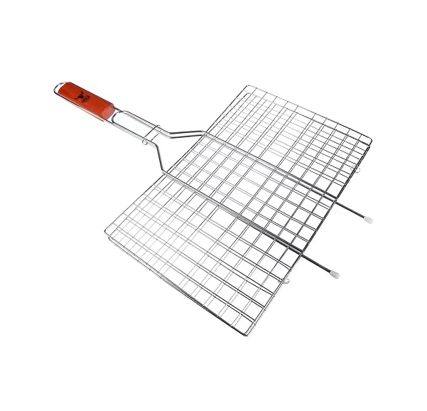 картинка Решетка-гриль GRILLBOOM 58х(23х35)см, хром от магазина АСЯ