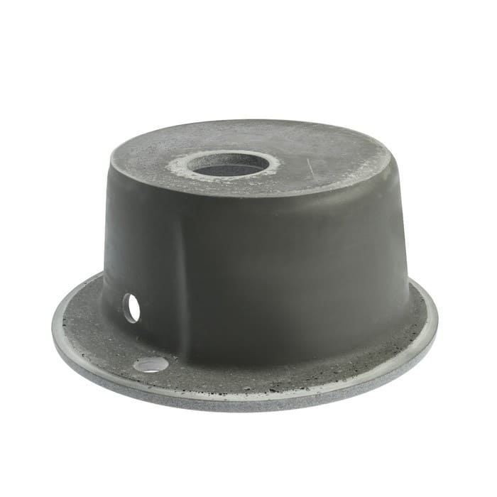 картинка Мойка для кухни из камня ZEIN 4/Q8, d=435 мм, круглая, перелив, цвет темно-серый, 7573708 от магазина АСЯ
