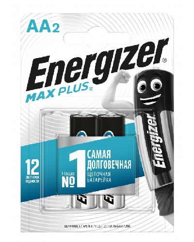 картинка Батарейки Energizer MAX Plus E92/AA 2 шт/бл Alkaline от магазина АСЯ