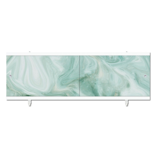 картинка Водостойкий экран под ванну "Кварт" 1,48м Зеленый мрамор от магазина АСЯ