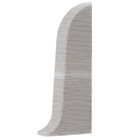 картинка Заглушка для плинтуса ПВХ TPLAST 100 Дуб снежный правая от магазина АСЯ