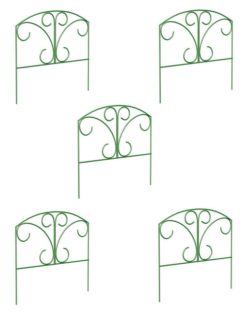 картинка Заборчик Бабочка комплект 5 секций 3,5 м от магазина АСЯ