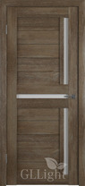 картинка Дверь межкомнатная GL Light16 Дуб трюфель 600х2000 от магазина АСЯ