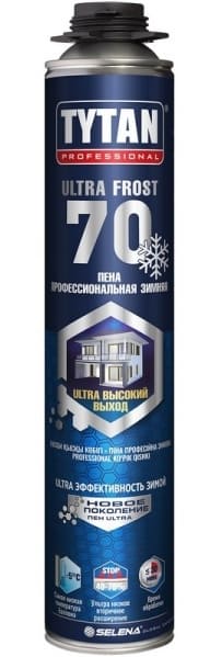 картинка Пена монтажная профессиональная TYTAN PROFESSIONAL ULTRA FROST 70 зимняя 870 мл от магазина АСЯ