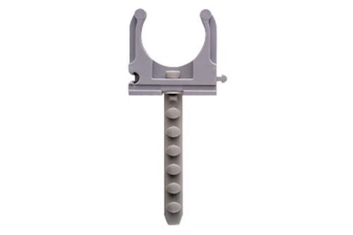 картинка Скоба-держатель для металлопластиковых труб в комплекте с дюбелем 6 шт. (20 мм) Зубр 4-44956-20 от магазина АСЯ