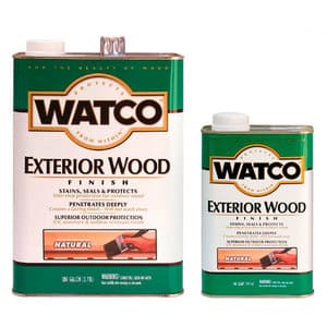 картинка Масло защитное WATCO Exterior для деревянных фасадов и террас 0,946 л от магазина АСЯ