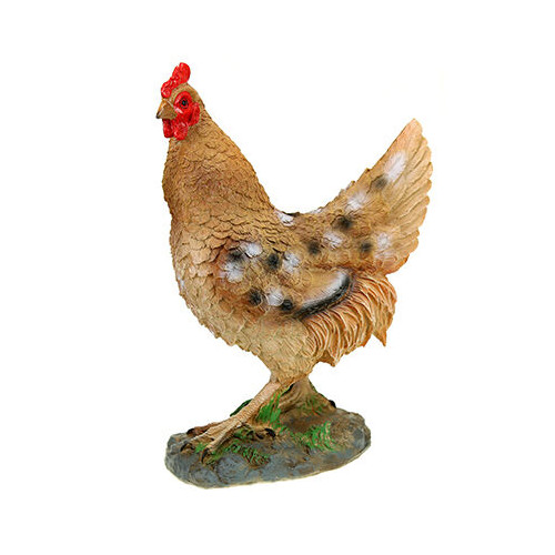 картинка Фигура садовая Курица на камушке 30*33см 12556-1 от магазина АСЯ