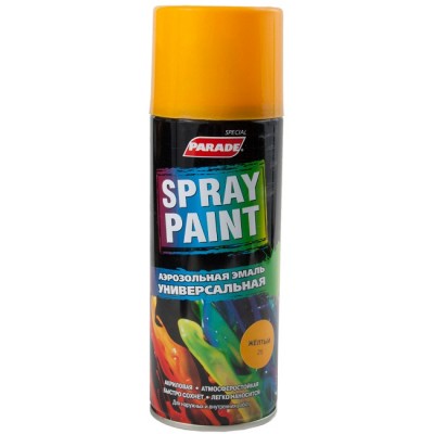 картинка Эмаль PARADE Spray Paint желтая, 520 мл от магазина АСЯ