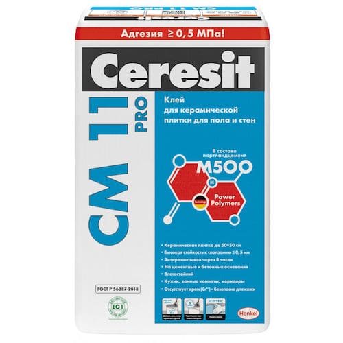 картинка Клей Ceresit CM-11 PRO для керамогранита и керамической плитки от магазина АСЯ
