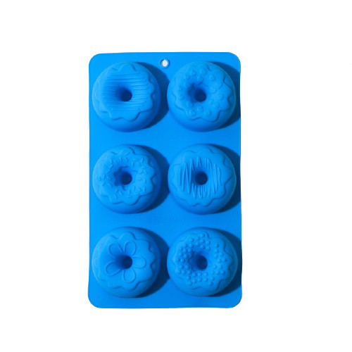 картинка Форма для выпечки «Пончики», 6 ячеек, 27,2×16,4×3,2 см, 6881396 от магазина АСЯ