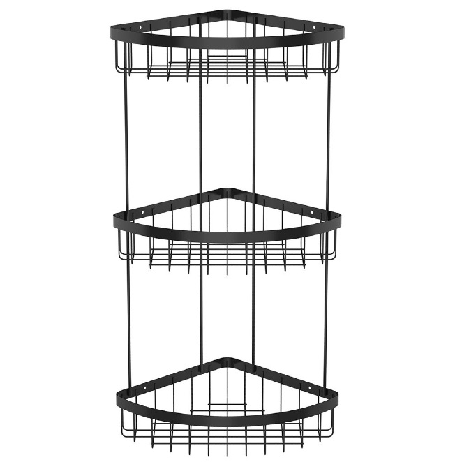 картинка Полка Gromell LOLA 3-хярусная угловая 77CL07049 от магазина АСЯ