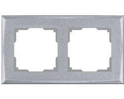 картинка Рамка Werkel Shine на 2 поста серебряный WL10-Frame-02 от магазина АСЯ