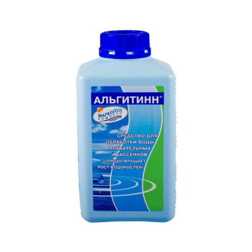картинка АЛЬГИТИНН, 0,5л бутылка, жидкость для борьбы с водорослями, (химия для бассейна) от магазина АСЯ