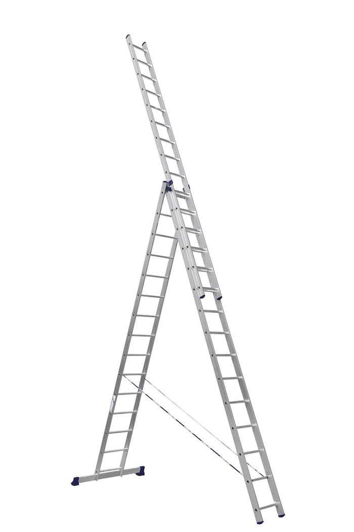 картинка Лестница-стремянка трехсекционная Алюмет 3х15 от магазина АСЯ