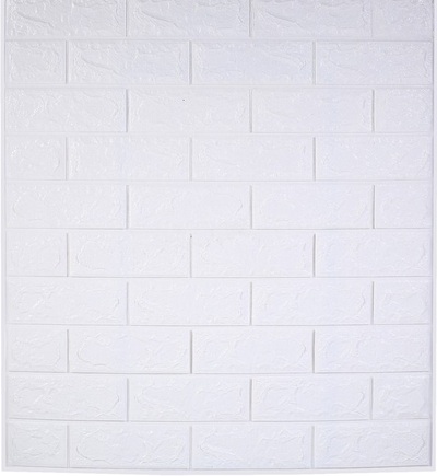 картинка Панель ПВХ "Белый кирпич" самоклеящаяся 78х70 см, 4641162 от магазина АСЯ